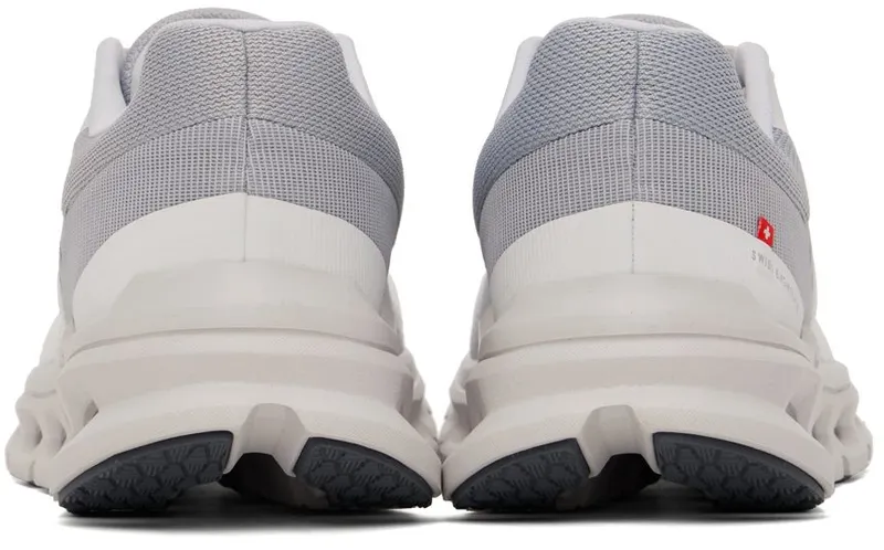 On Grey & White Cloudrunner Sneakers (46.99015)