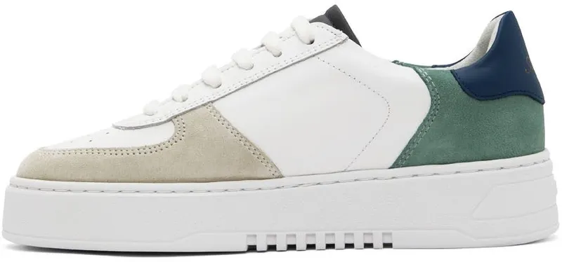 Axel Arigato White & Blue Orbit Sneakers (24014)