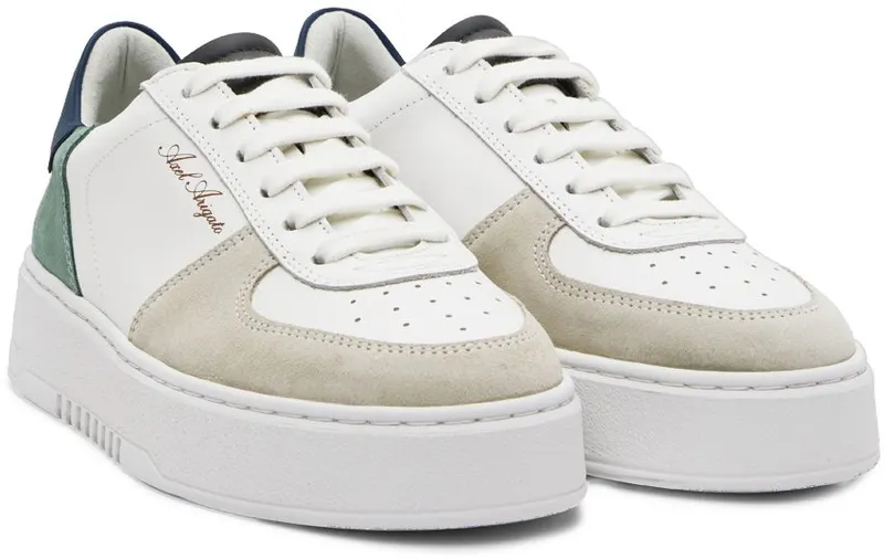 Axel Arigato White & Blue Orbit Sneakers (88013)