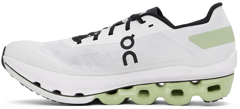 On White & Green Cloudbloom Echo Sneakers (57.98995)