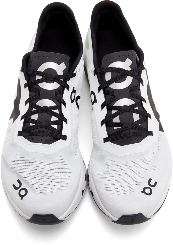 On White & Green Cloudbloom Echo Sneakers (57.98995)