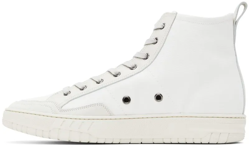 Dunhill Black Canvas Court Sneakers (DU22F1345ST)