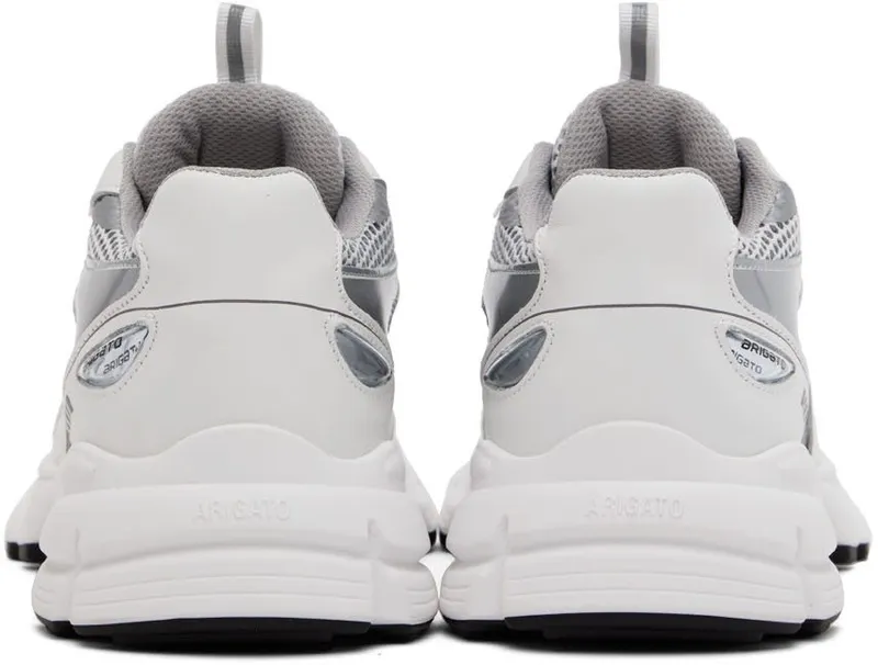 Axel Arigato White & Silver Marathon Sneakers (33036)