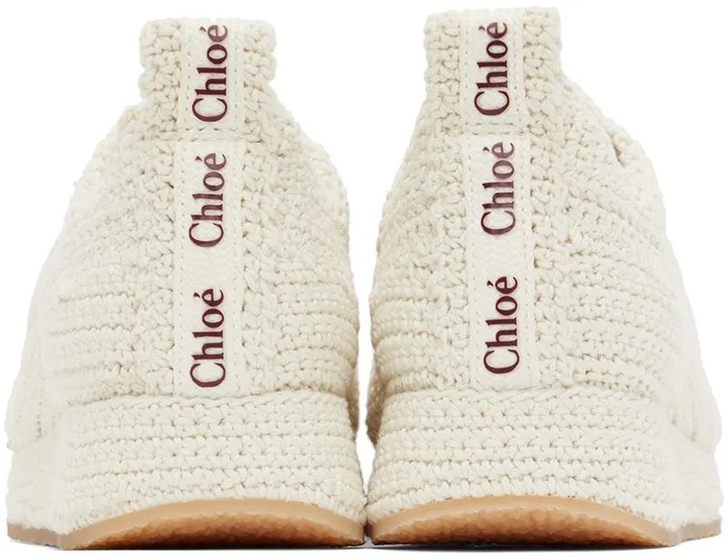 Chloé White Myha Sneakers (CHC22A688AD)