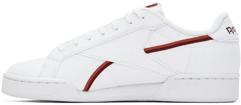 Reebok NPC UK II Vegan Schoenen Cloud White / Rhodonite / Classic Burgundy