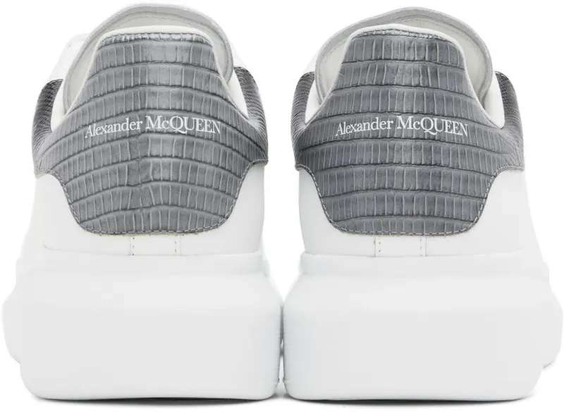 Alexander McQueen White Oversized Sneakers (625162WICGA)