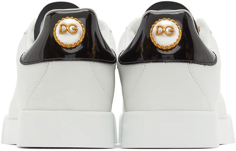 Dolce & Gabbana White Portofino Sneakers (CK1602 AH506)