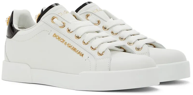 Dolce & Gabbana White Portofino Sneakers (CK1602 AH506)