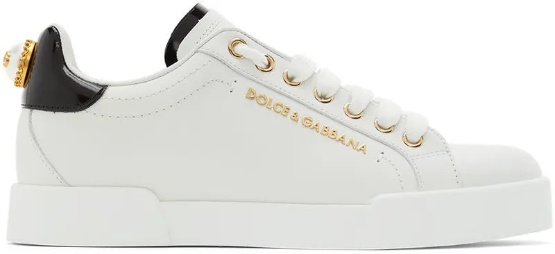 Dolce & Gabbana White Portofino Sneakers (CK1602 AH506)