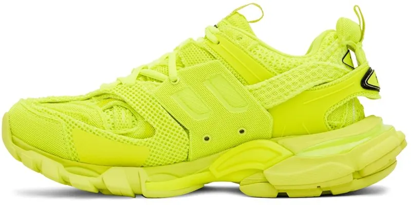 Balenciaga Yellow Track Sneakers (542023-W3RD2-7510)