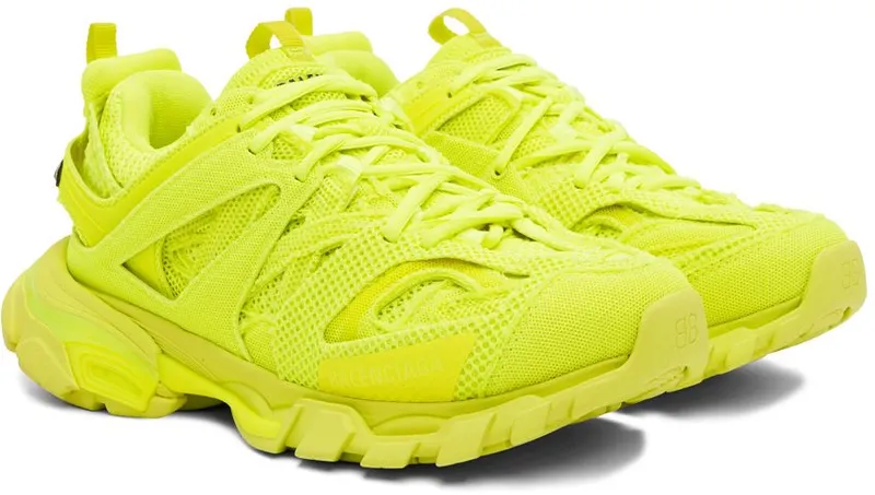 Balenciaga Yellow Track Sneakers (542023-W3RD2-7510)
