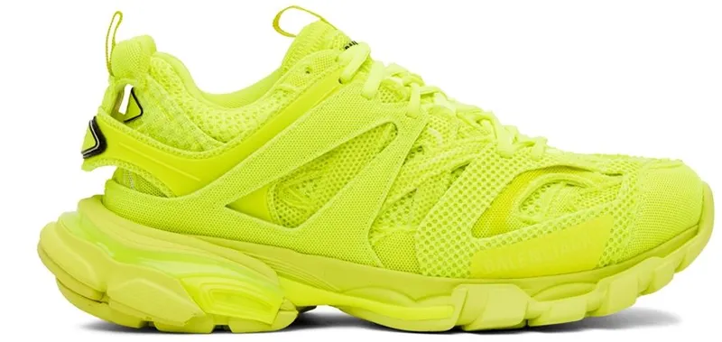 Balenciaga Yellow Track Sneakers (542023-W3RD2-7510)