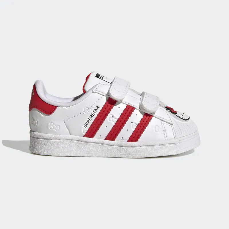 adidas Superstar Cloud White / Vivid Red / Core Black (GV8863)