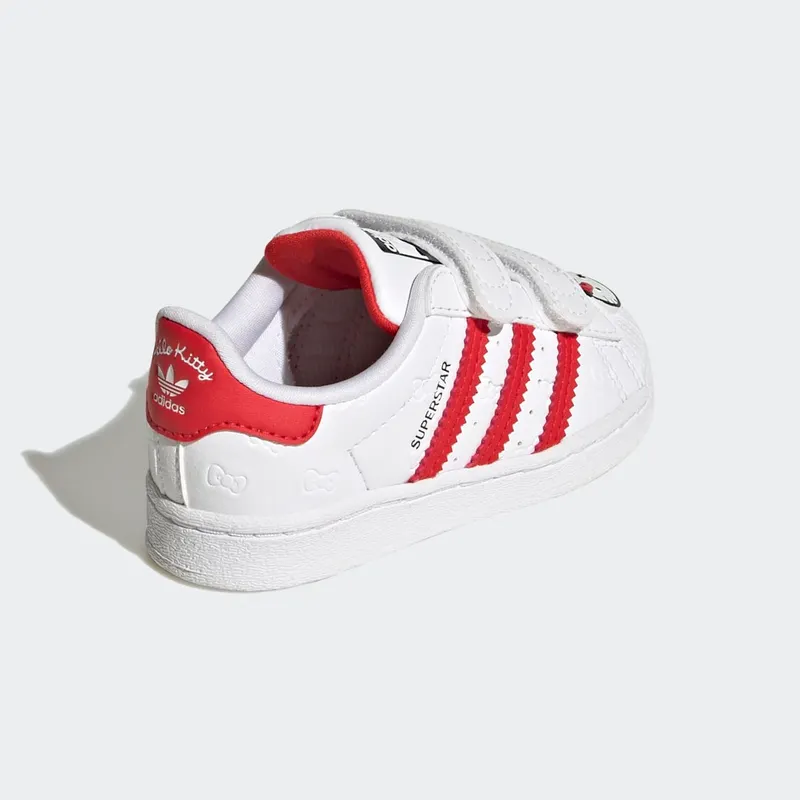 adidas Superstar Cloud White / Vivid Red / Core Black (GV8863)