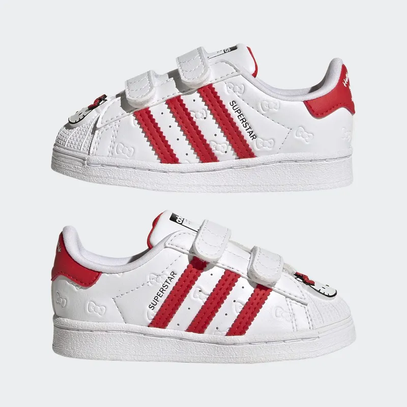 adidas Superstar Cloud White / Vivid Red / Core Black (GV8863)