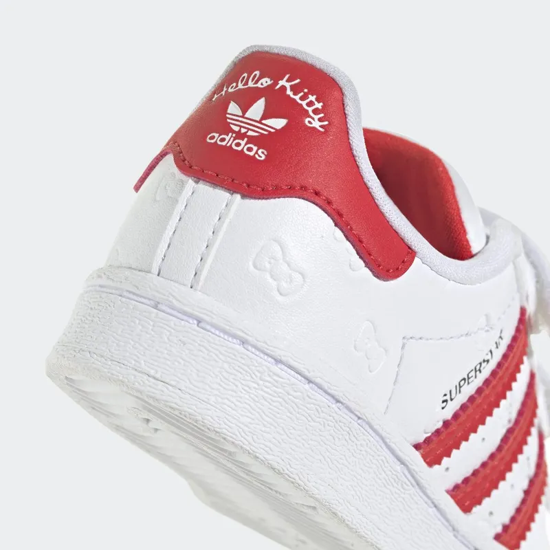 adidas Superstar Cloud White / Vivid Red / Core Black (GV8863)
