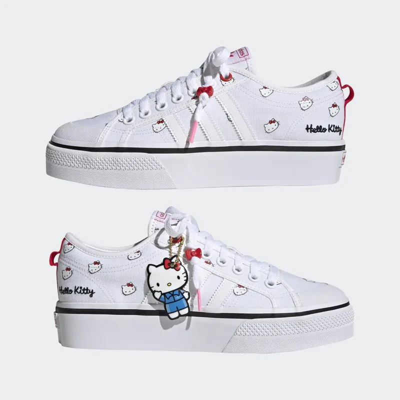adidas Nizza Platform Core White / Core White / Core Black (HQ6239)