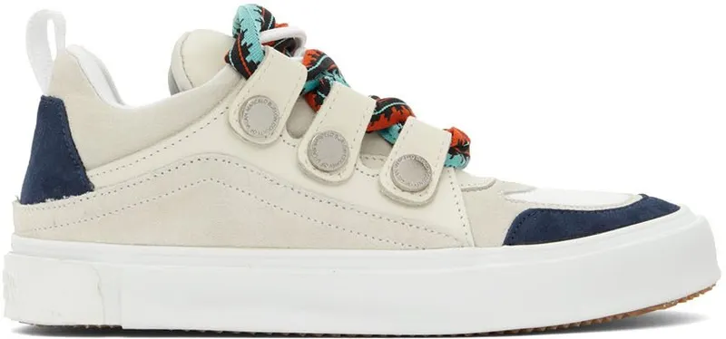 Marcelo Burlon County of Milan Beige Ticinella Sneakers (CMIA097S22LEA0010110)