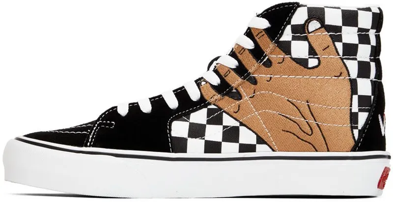 Vans Black & White Imran Potato Edition SK8-Hi VR3 LX Sneakers (VN0A5EE7B7E1)
