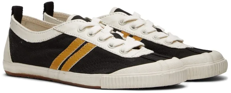 Re/Done Yellow & Navy 90s Low-Top Sneakers (219-19W9CTS)