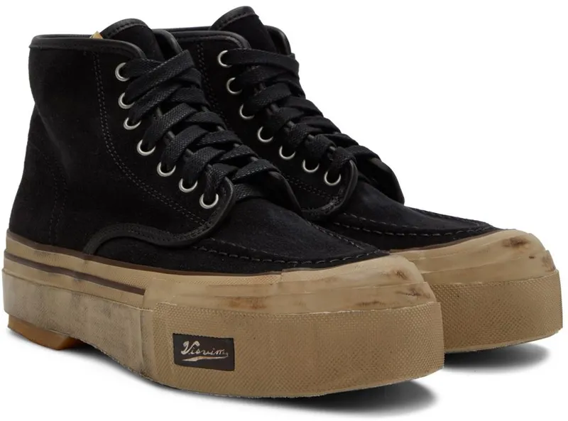 Visvim Beige Liskamm G.Patten-Folk Sneakers (0122102002006)