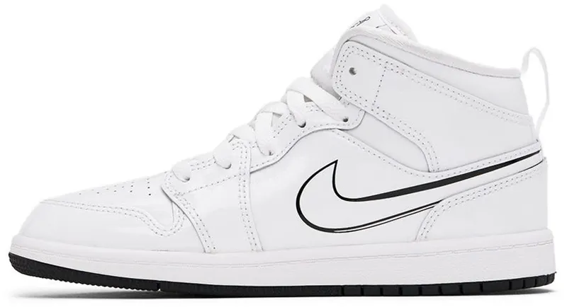 Jordan 1 Mid Schematic (PS) (DQ1866-100)