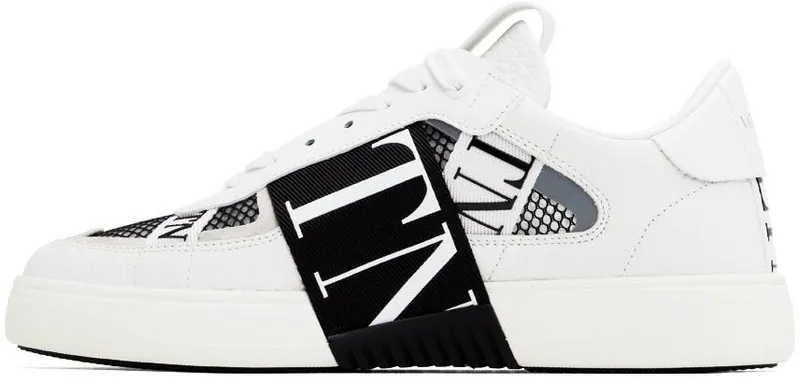 Valentino Garavani White & Black VL7N Low-Top Sneakers (1Y2S0C58SWF)