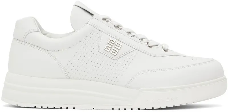 Givenchy White G4 Low-Top Sneakers (BH0070H1AU100)