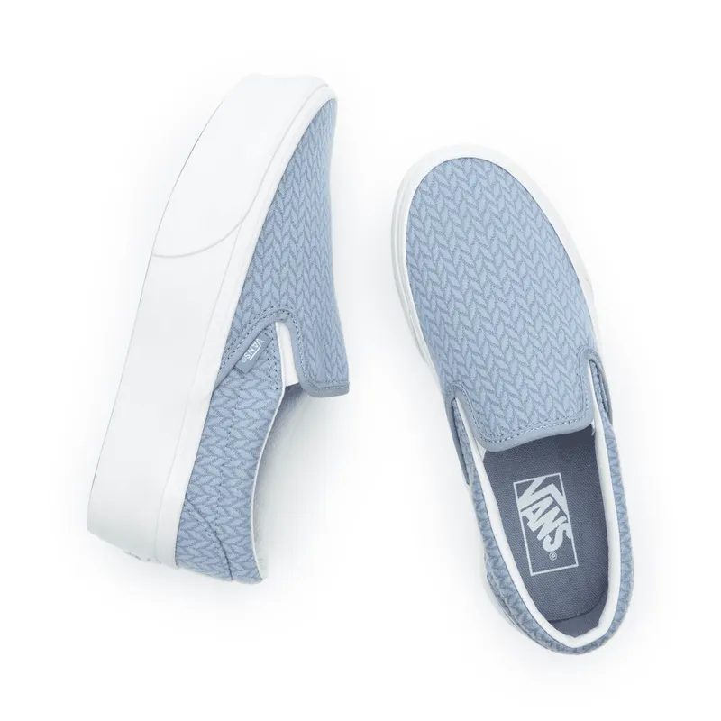 VANS Classic Slip-on Stackform Blauw (VN0A7Q5RBD2)