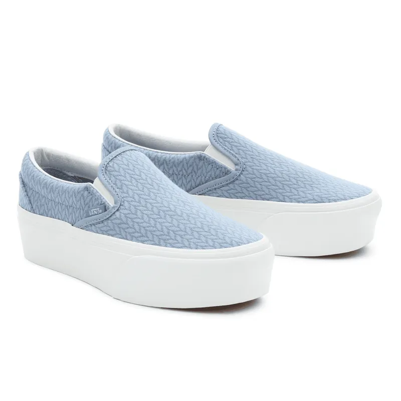 VANS Classic Slip-on Stackform Blauw (VN0A7Q5RBD2)