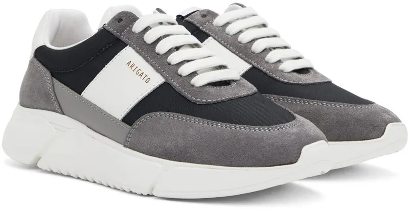 Axel Arigato Black & Grey Genesis Vintage Sneakers (35101)