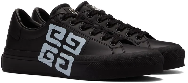 Givenchy Black Josh Smith Edition City Sport 4G Sneakers (BH005VH16W)