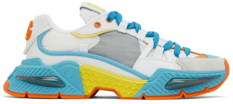 Dolce & Gabbana Blue & White Airmaster Sneakers (CS1984 AY336)