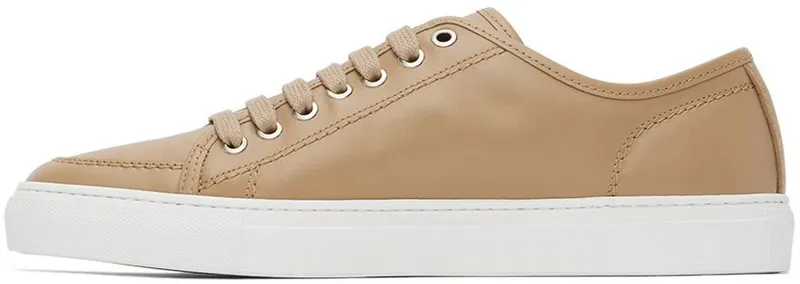 Brioni Black Classic Leather Sneakers (QHH40L P9726)