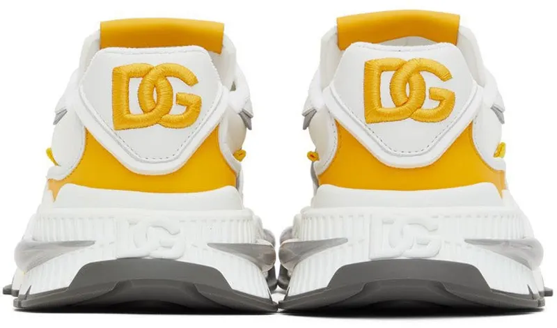 Dolce & Gabbana White & Blue Airmaster Sneakers (CS1984 AY337)