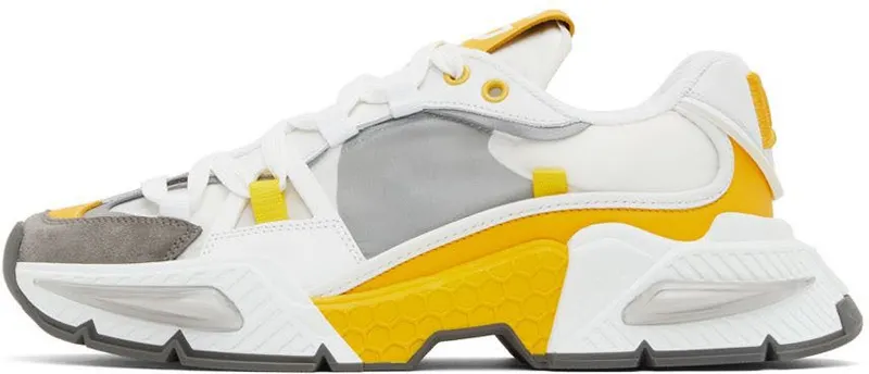 Dolce & Gabbana White & Blue Airmaster Sneakers (CS1984 AY337)