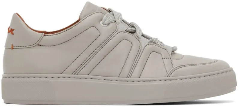 Ermenegildo Zegna Grey Tiziano Sneakers (LHLAS-A5176X)