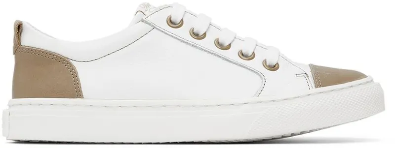 Bonpoint Kids White Basket Archie Sneakers (S02BSNLF0201)