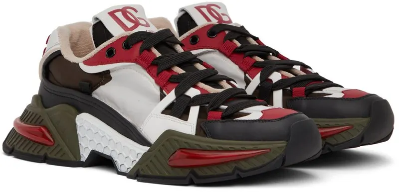Dolce & Gabbana Multicolor Airmaster Low-Top Sneakers (CS1984 AQ744)