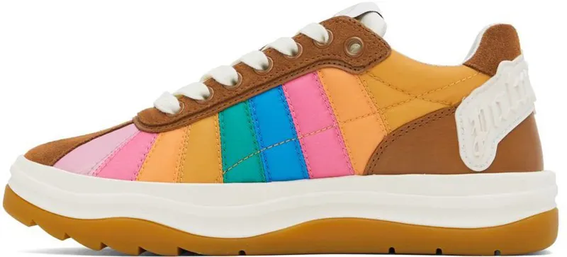 Palm Angels Multicolor Rainbow Sneakers (PWIA044S22FAB0018410)