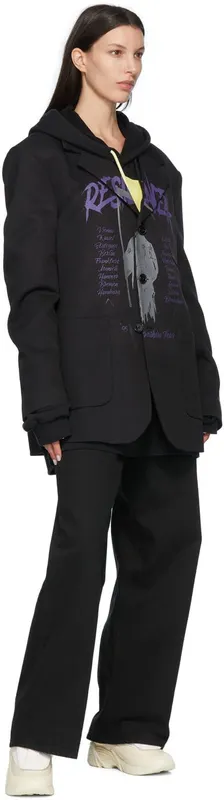 Raf Simons Black Antei Sneakers (HR740006S)