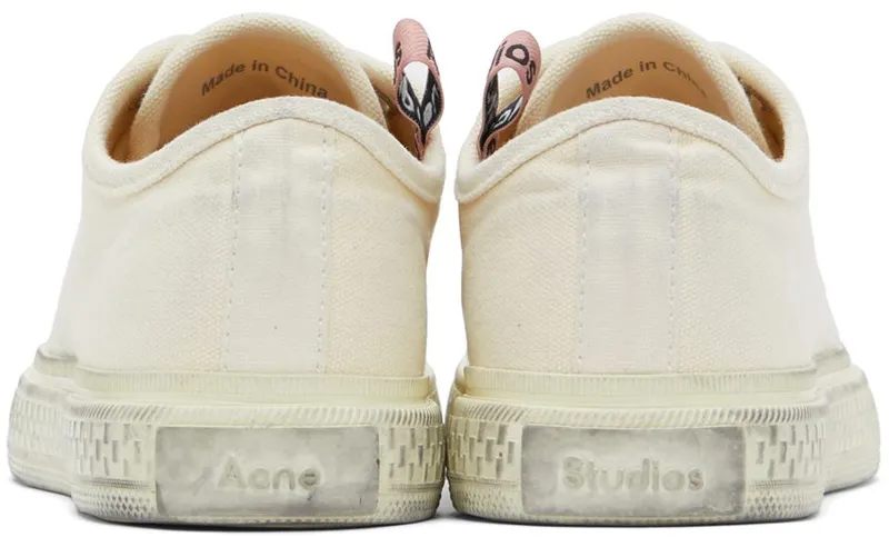 Acne Studios Black Ballow Tumbled Low Sneakers (AD0347-)