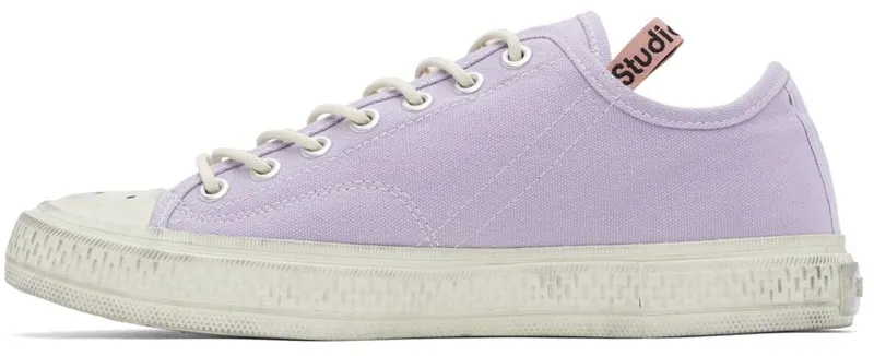 Acne Studios Black Ballow Tumbled Low-Top Sneakers (BD0153-)