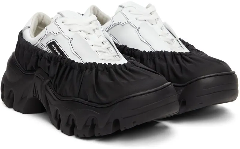 Rombaut SSENSE Exclusive Black & White Boccaccio II Sneakers (PTSEA290FEL)