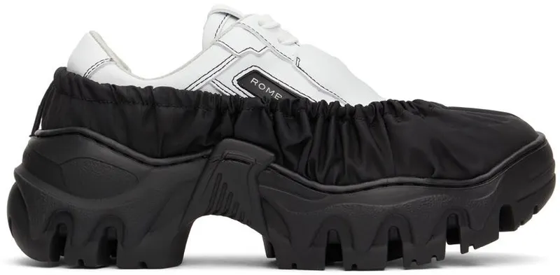 Rombaut SSENSE Exclusive Black & White Boccaccio II Sneakers (PTSEA290FEL)