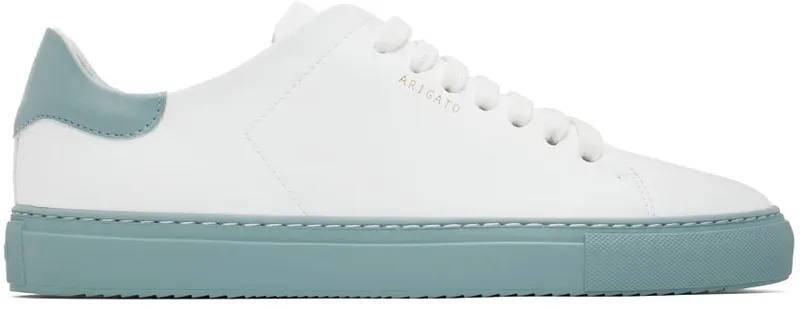 Axel Arigato White & Blue Clean 90 Sneakers (28757)