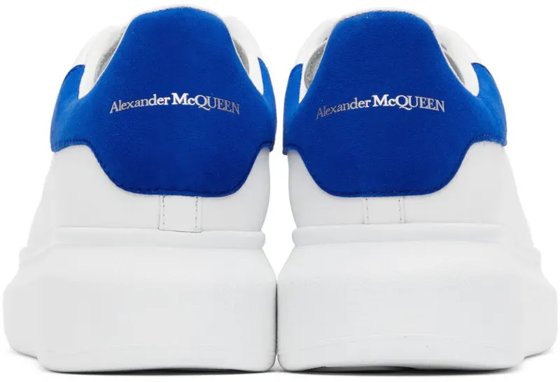 Alexander McQueen White & Yellow Oversized Sneakers (719412WHGP7)