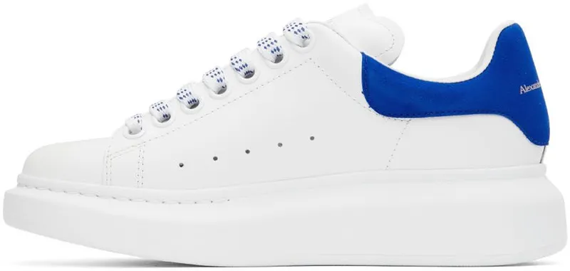 Alexander McQueen White & Yellow Oversized Sneakers (719412WHGP7)