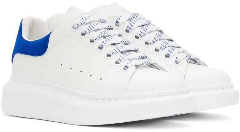 Alexander McQueen White & Yellow Oversized Sneakers (719412WHGP7)