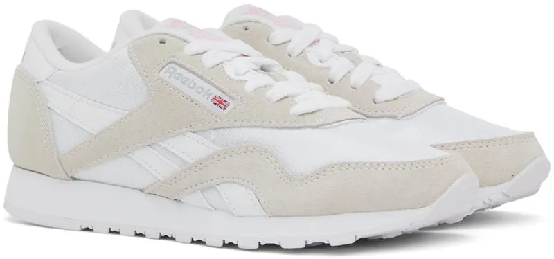 Reebok Classic Nylon Schoenen White / White / Light Grey